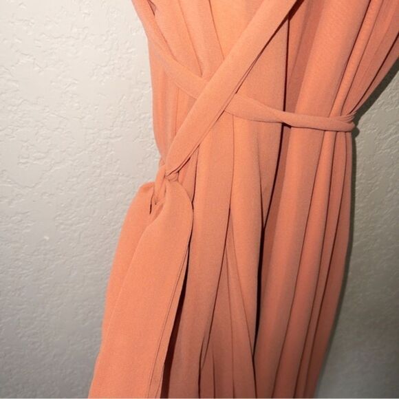 New Hutch x ModCloth Pink Fluttering Of My Heart Maxi Wrap‎ Dress Size 4X - Picture 9 of 9